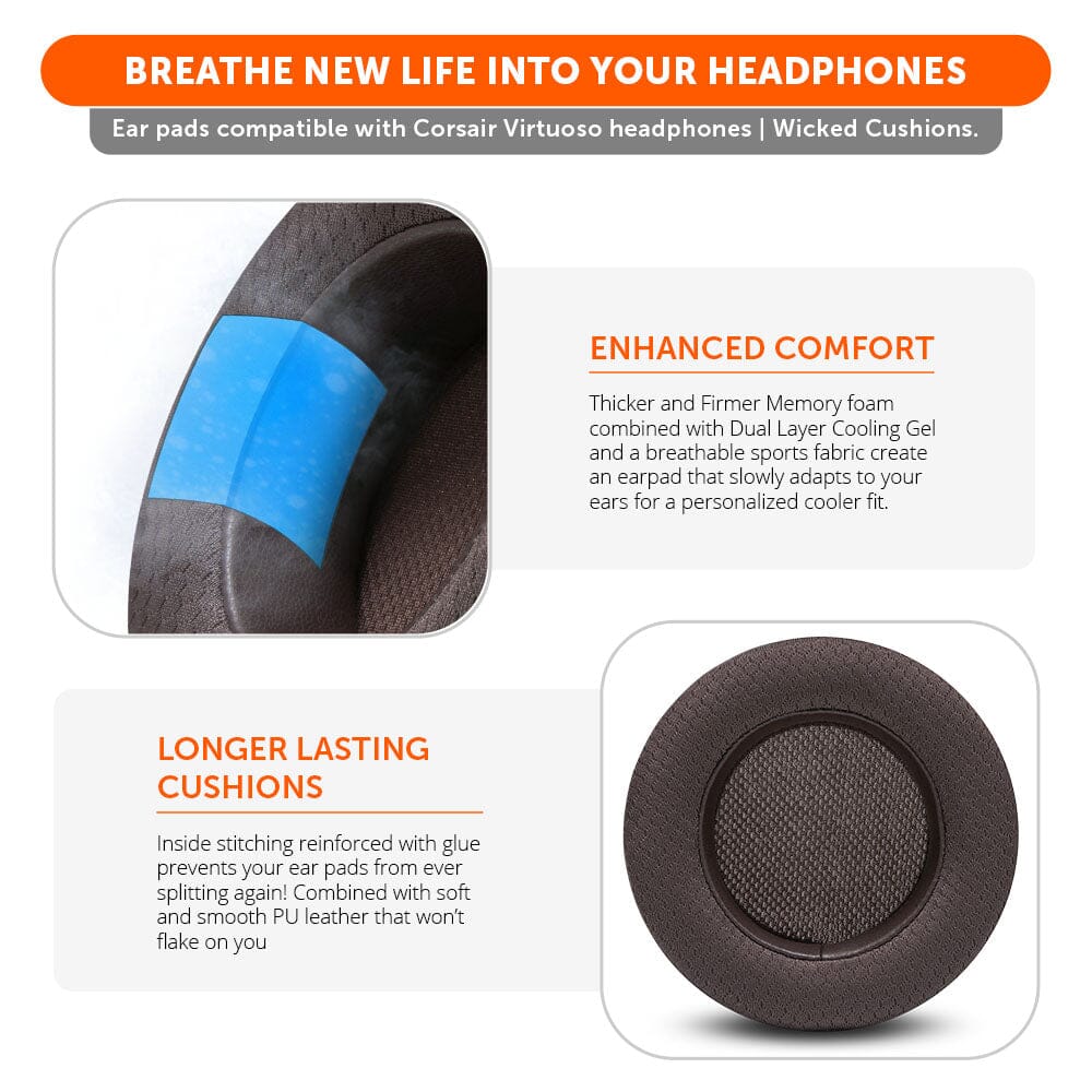 Corsair Virtuoso Earpads - WC FreeZe Cooling Gel - Image 93