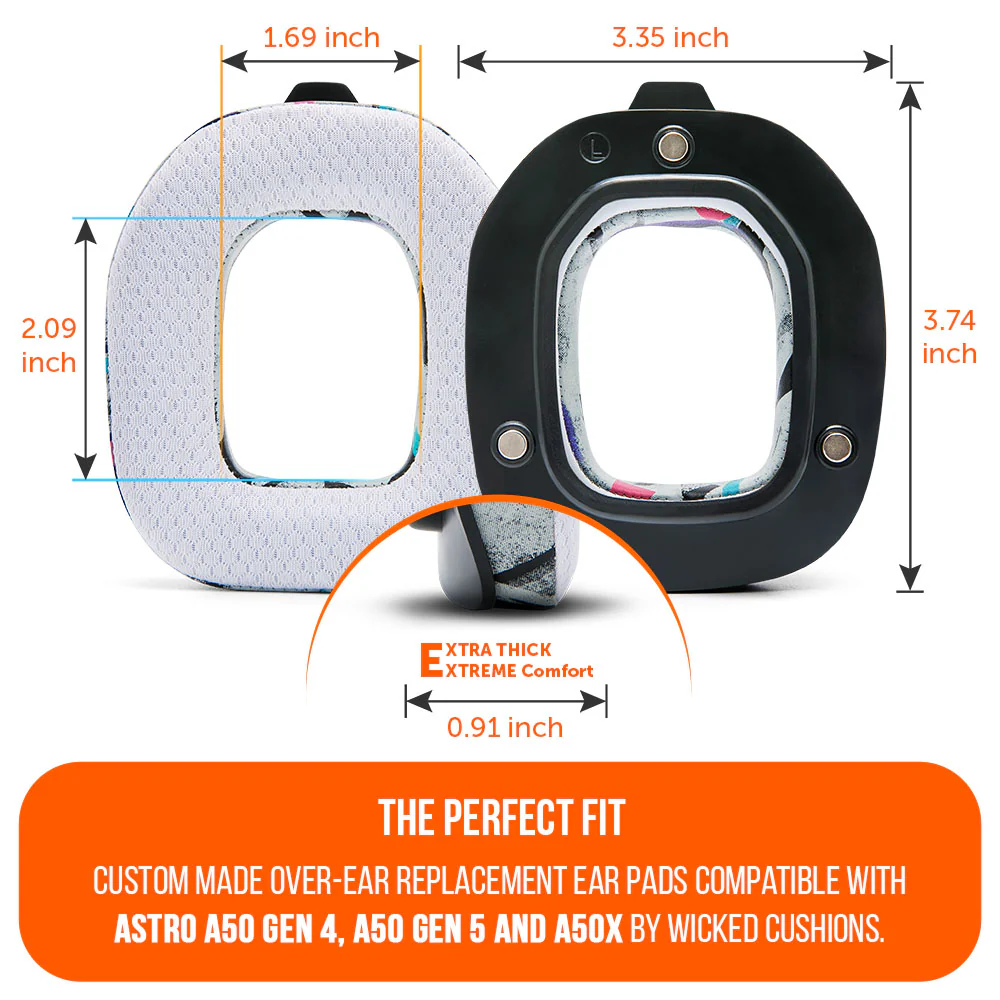Astro A50 Headband & Earpad Upgrade Kit – WC Mod Kit A50 - Image 25