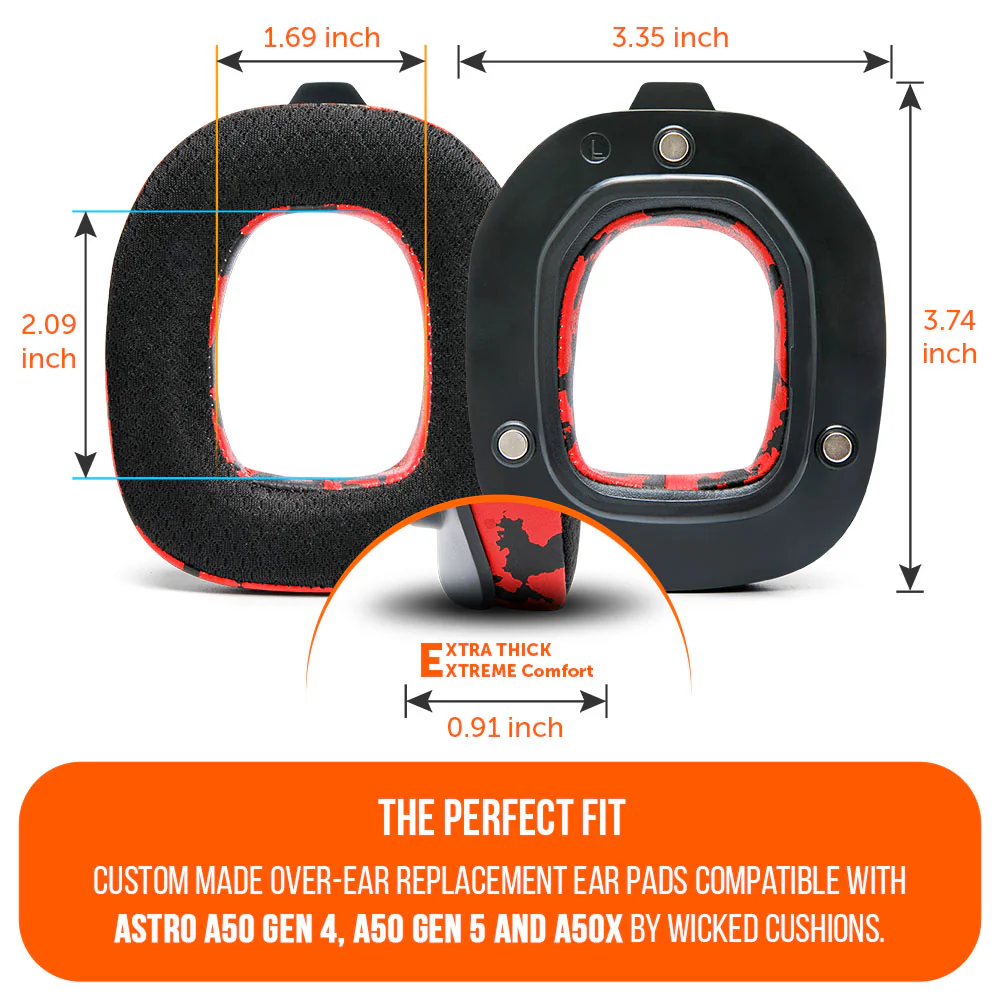 Astro A50 Headband & Earpad Upgrade Kit – WC Mod Kit A50 - Image 32