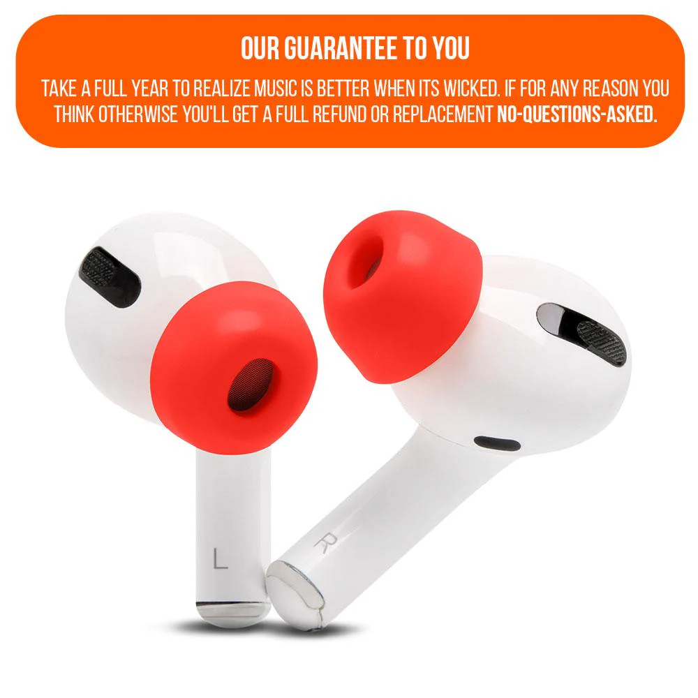 WC TipZ - Memory Foam Ear Tips for Airpods Pro & Airpods Pro 2 - Image 24