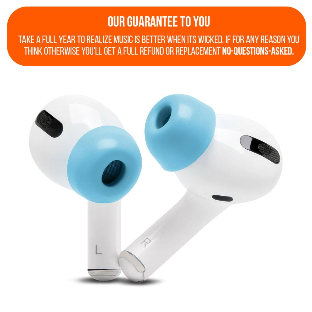 WC TipZ - Memory Foam Ear Tips for Airpods Pro & Airpods Pro 2 - Image 30